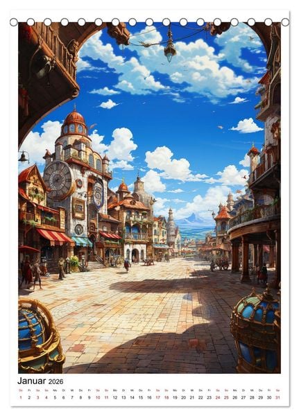 Produktbild: Anime Augenschmaus (Tischkalender 2026 DIN A5 hoch), CALVENDO Monatskalender