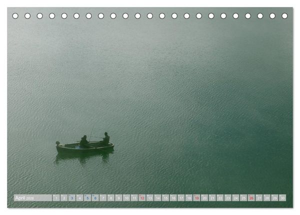 Produktbild: Der Sylvenstein - Impressionen eines Sees in Oberbayern (Tischkalender 2026 DIN A5 quer), CALVENDO Monatskalender