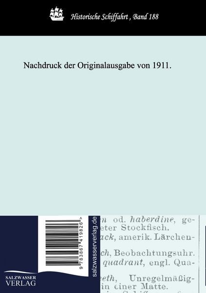 Produktbild: Vollst&auml;ndiges nautisches W&ouml;rterbuch Deutsch und Englisch - Complete nautical Dictionary English and German