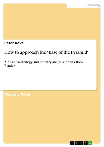 Produktbild: How to approach the "Base of the Pyramid"