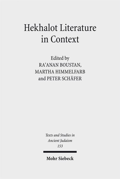 Produktbild: Hekhalot Literature in Context