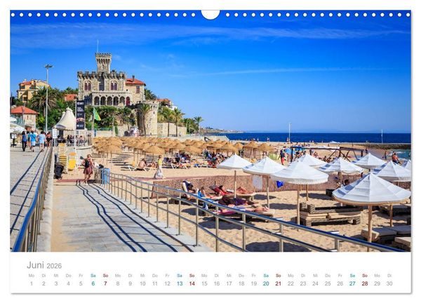 Produktbild: ESTORIL - die sch&ouml;nsten Badeorte Lissabons (Wandkalender 2026 DIN A3 quer), CALVENDO Monatskalender
