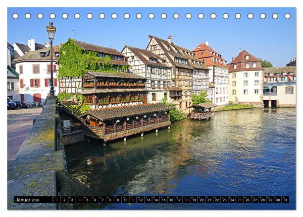 Produktbild: Sch&ouml;ne Orte in Frankreich (Tischkalender 2026 DIN A5 quer), CALVENDO Monatskalender