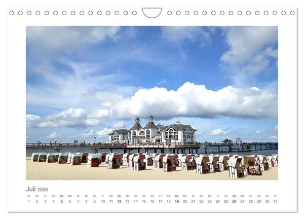 Produktbild: R&uuml;genliebe - Eine Hommage an die Ostseeinsel R&uuml;gen (Wandkalender 2026 DIN A4 quer), CALVENDO Monatskalender