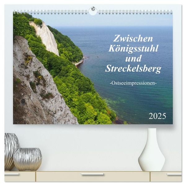 Zwischen Königsstuhl und Streckelsberg (hochwertiger Premium Wandkalender 2025 DIN A2 quer), Kunstdruck in Hochglanz