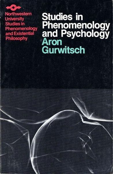 Produktbild: Gurwitsch, A: Studies in Phenomenology and Psychology