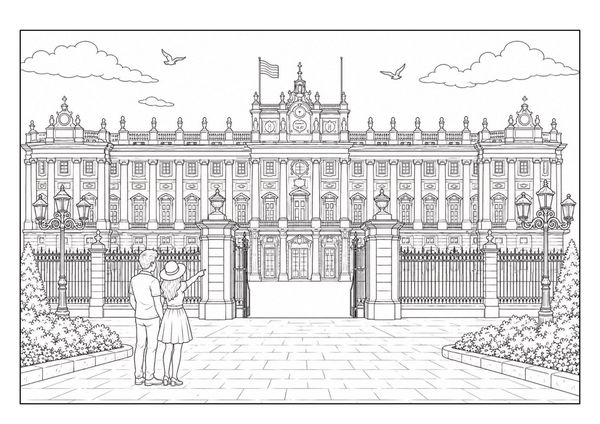Produktbild: SPANIEN Malbuch f&uuml;r Erwachsene mit 50 wundersch&ouml;nen Ausmalmotiven
