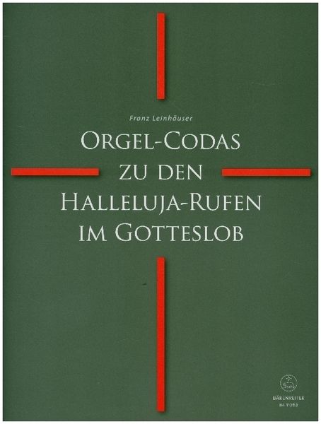 Produktbild: Orgel-Codas zu den Halleluja-Rufen im Gotteslob, Spielpartitur, Sammelband