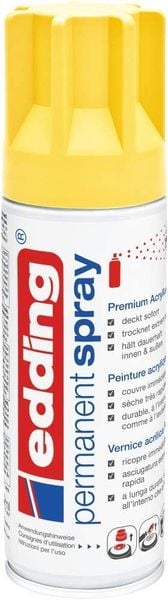 Produktbild: 5200 Permanent Spray, verkehrsgelb matt, 200ml Premium Acryllack