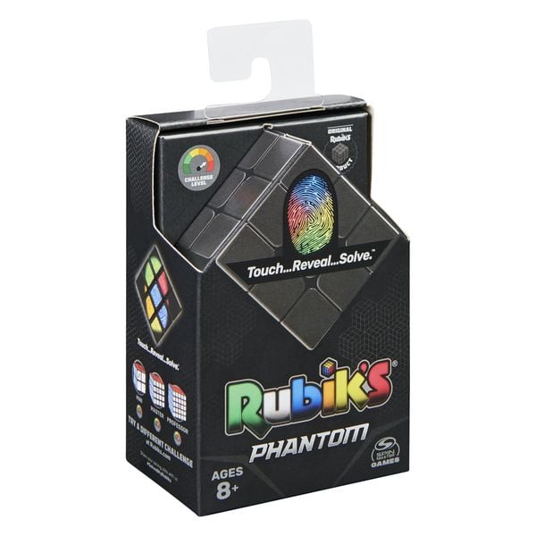 Produktbild: Rubik&rsquo;s Phantom 3x3 Zauberw&uuml;rfel, klassischer Thermo-Twist Cube (Farben leuchten bei warmer Ber&uuml;hrung), f&uuml;r Logik Akrobaten ab 8 Jahren