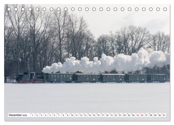 Produktbild: Mansfelder Bergwerksbahn (Tischkalender 2026 DIN A5 quer), CALVENDO Monatskalender