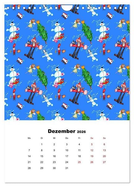 Produktbild: MUSTERMACKE (Wandkalender 2026 DIN A4 hoch), CALVENDO Monatskalender