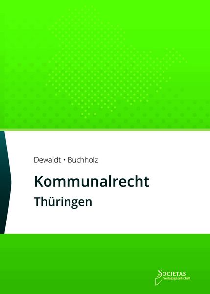 Produktbild: Kommunalrecht Th&uuml;ringen