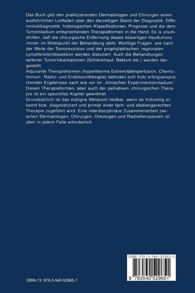 Produktbild: Das Maligne Melanom
