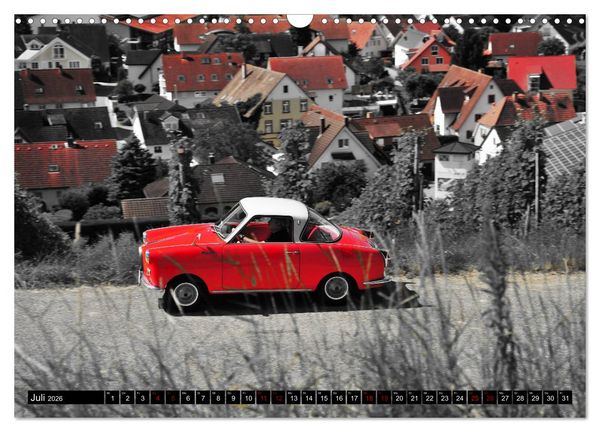 Produktbild: Historische Kleinwagen Made in Germany ART GALERIE (Wandkalender 2026 DIN A3 quer), CALVENDO Monatskalender