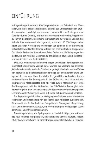 Produktbild: &bdquo;HIER WOHNTE &hellip;&ldquo; &ndash; Schicksale und Biografien hinter den Stolpersteinen der Stadt Regensburg.