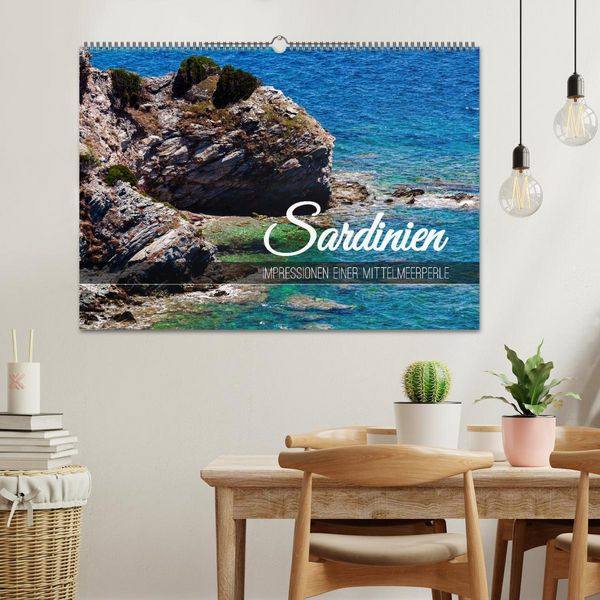 Produktbild: Sardinien - Impressionen Einer Mittelmeerperle (Wandkalender 2026 DIN A2 quer), CALVENDO Monatskalender