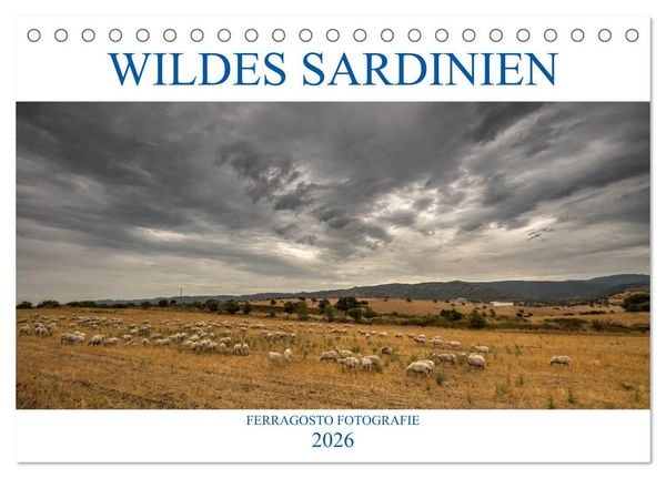 Produktbild: Wildes Sardinien 2026 (Tischkalender 2026 DIN A5 quer), CALVENDO Monatskalender