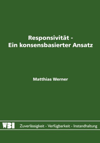 Produktbild: Responsivit&auml;t - Ein konsensbasieter Ansatz