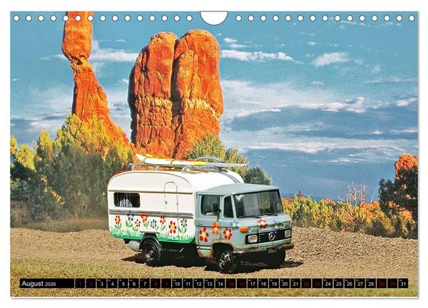 Produktbild: Miniaturwelten des Campings (Wandkalender 2026 DIN A4 quer), CALVENDO Monatskalender