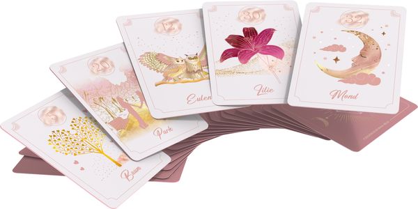 Love Lenormand - 40 Orakelkarten für deine Selbstliebe, Beziehung, weibliche Kraft