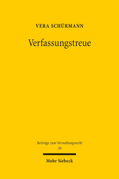 Produktbild: Verfassungstreue