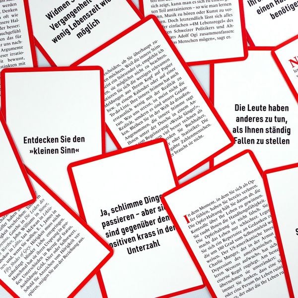 Produktbild: Die Not-To-Do-Liste &ndash; 52 Impulskarten, mit denen Sie die gr&ouml;&szlig;ten Lebensfehler erkennen und vermeiden