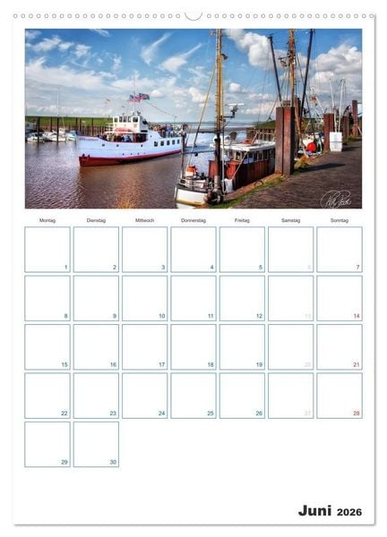 Produktbild: Friesland - Nordseebad Dangast (hochwertiger Premium Wandkalender 2026 DIN A2 hoch), Kunstdruck in Hochglanz