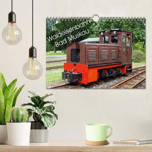Produktbild: Waldeisenbahn Bad Muskau (Wandkalender 2026 DIN A4 quer), CALVENDO Monatskalender