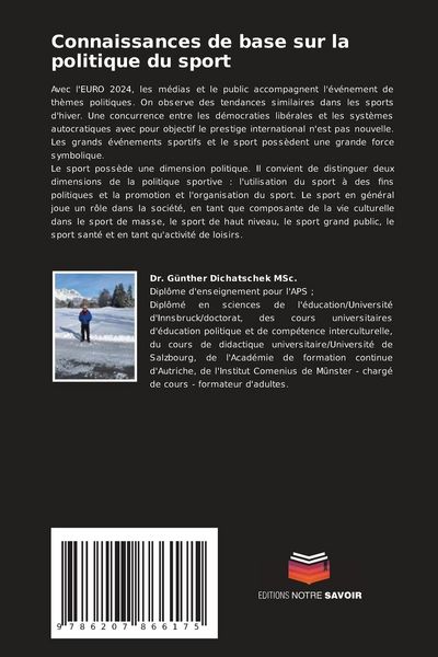 Produktbild: Connaissances de base sur la politique du sport