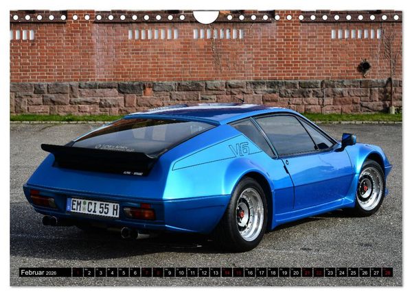 Produktbild: Renault Alpine A310 V6 (Wandkalender 2026 DIN A4 quer), CALVENDO Monatskalender
