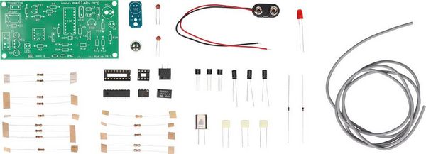 Produktbild: Whadda WSG101 Elektronisches Codeschloss Ausf&uuml;hrung (Bausatz/Baustein): Bausatz 9V
