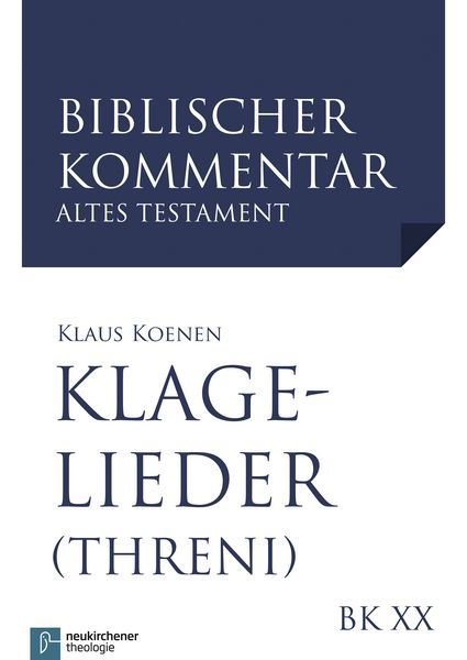 Produktbild: Klagelieder (Threni)