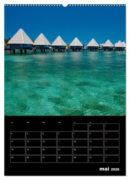 Produktbild: Paysages cal&eacute;doniens (Calendrier mural 2026 DIN A2 horizontal) calendrier de bureau