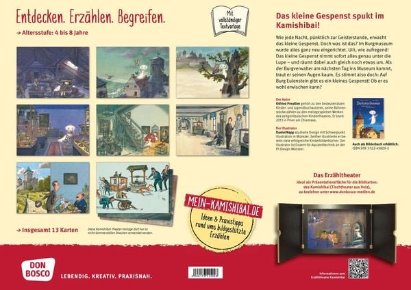 Produktbild: Das kleine Gespenst. Tohuwabohu auf Burg Eulenstein. Kamishibai Bildkartenset