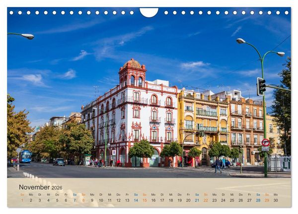 Produktbild: Sevilla - die andalusische Hauptstadt (Wandkalender 2026 DIN A4 quer), CALVENDO Monatskalender