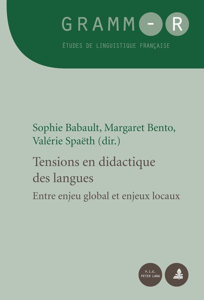 Produktbild: Tensions en didactique des langues