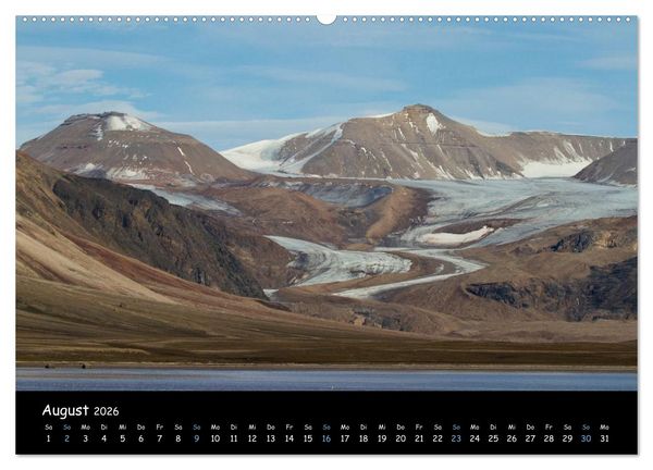 Produktbild: Spitzbergen (Wandkalender 2026 DIN A2 quer), CALVENDO Monatskalender