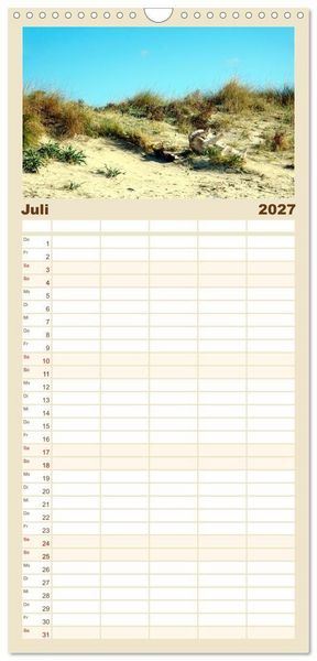 Produktbild: Familienplaner 2027 - il Salento Kulturlandschaft zwischen zwei Meeren mit 5 Spalten (Wandkalender, 21 x 45 cm) CALVENDO