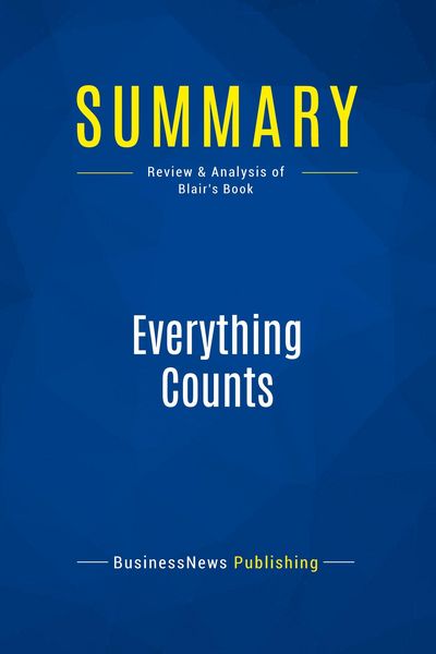 Produktbild: Summary: Everything Counts