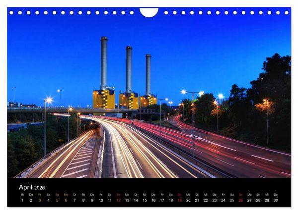Produktbild: Berlin dynmaic (Wandkalender 2026 DIN A4 quer), CALVENDO Monatskalender