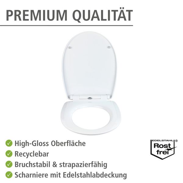 Produktbild: WC-Sitz Boat High Gloss, aus bruchstabilem Thermoplast