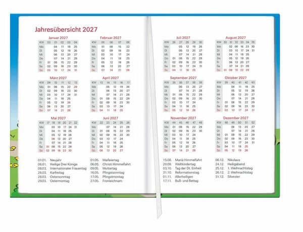 Produktbild: Rentner Kalenderbuch A6 2027