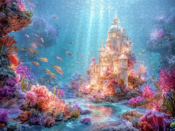 Produktbild: CALVENDO Puzzle M&auml;rchenhafte Schl&ouml;sser | 2000 Teile Lege-Gr&ouml;&szlig;e 90x67cm Foto-Puzzle f&uuml;r gl&uuml;ckliche Stunden