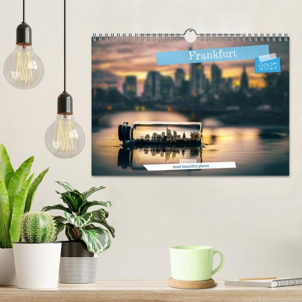 Produktbild: Frankfurt most beautiful places (Wall Calendar 2027 DIN A4 landscape), CALVENDO 12 Month Wall Calendar