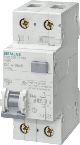 Siemens 5SU13566KK20 FI-Schutzschalter 2polig 20A 0.03A 230V