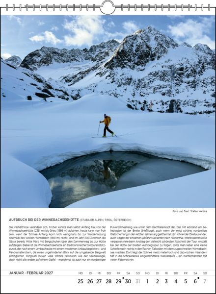 Produktbild: Blodigs Alpenkalender 2027