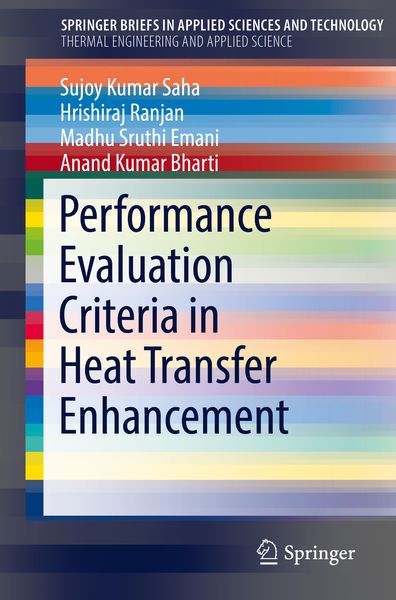 Produktbild: Performance Evaluation Criteria in Heat Transfer Enhancement