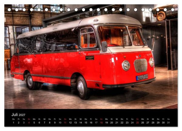 Produktbild: Faszination Oldtimer und Autolegenden (Tischkalender 2027 DIN A5 quer), CALVENDO Monatskalender