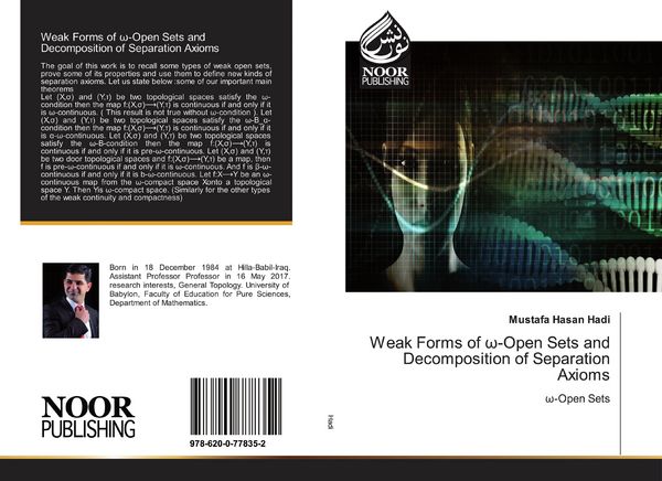 Produktbild: Weak Forms of &iquest;-Open Sets and Decomposition of Separation Axioms